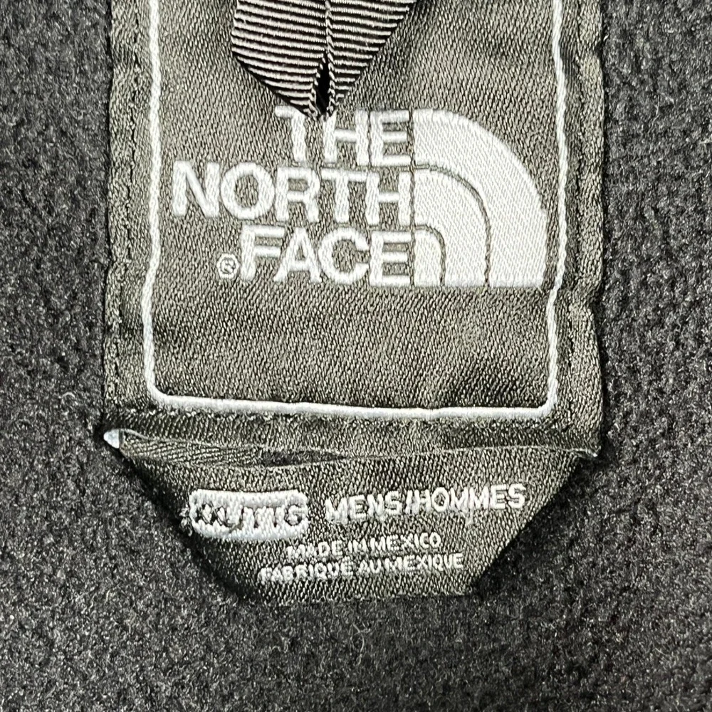 The North Face Polartec Denali Fleece Jacket Mens 2XL Black Full Zip Winter Wear